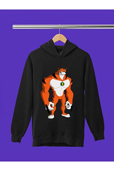 MAGORS Ben10 Printed 3-Yarn Quality Soft Texture Hooded Children's Sweatshirt