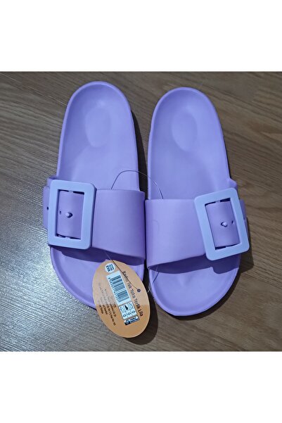 PULPY Women's Single Buckle Slippers Lilac