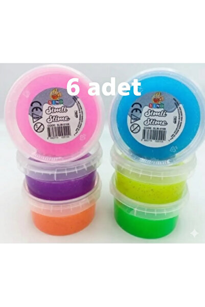 sfs elektrik slime 6 adet simli 140gr