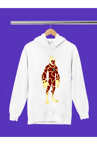 MAGORS Ben10 Printed 3-Yarn Quality Soft Texture Hooded Children's Sweatshirt