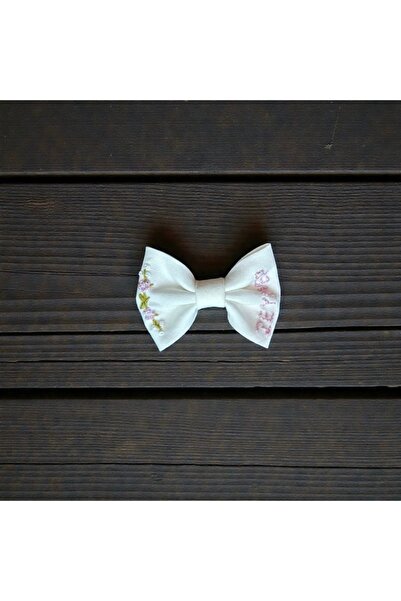 EGOMİ Name Embroidered Powder Elegant Hairless Doll Hairpin