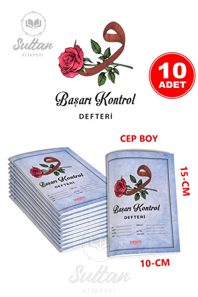 Yasin Yayınevi Başarı Kontrol Defteri 10 Adet