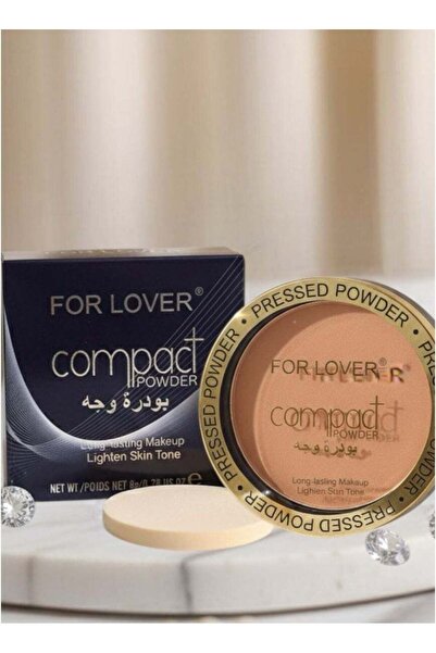 FOR LOVER بودرة الأساس المضغوطة فوريفر، مكياج يدوم طويلاً، يضيء لون البشرة