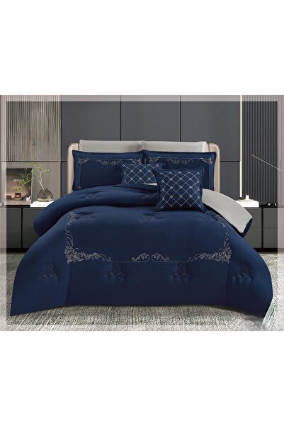 Moon A double bed comforter set with an embroidered design to give you elegan...