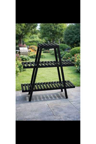 KOVANCI MARANGOZ DEDE DEKORATİF AHŞAP RAF SAKSILIK ÇİÇEKLİK DÜZENLEYİCİ