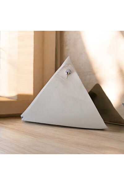 valentina victoria Genuine Leather Triangle-Shaped Coin Holder, Wired Headpho...