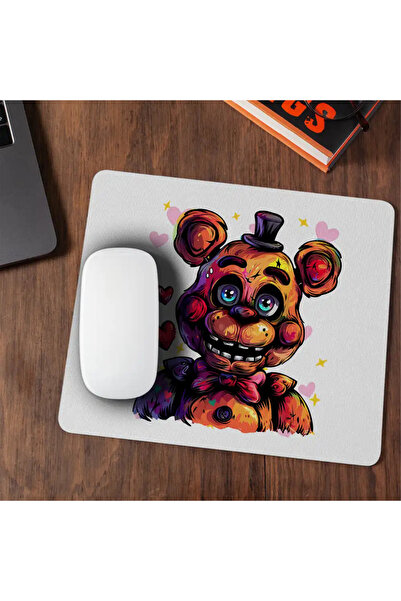 OEM Mousepad Fnaf Valentines Day Dragobete Five Nights at Freddy Horror Hallo...