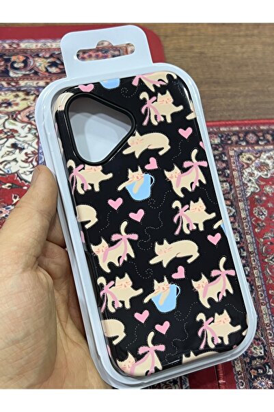 EDELFU متوافق مع iPhone 17 - غطاء متين مزدوج الطبقات بنمط مميز من الميكا والس...