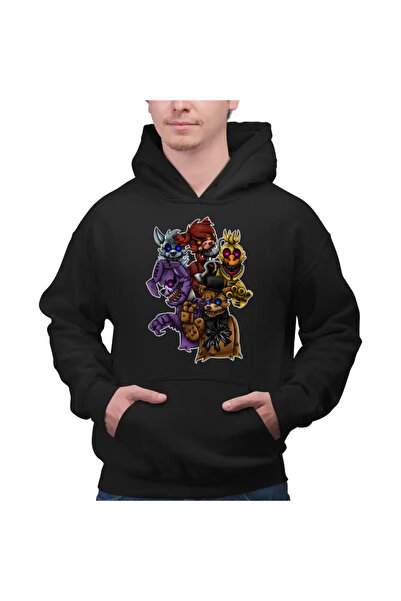 OEM Men's Hoodie Fnaf Horror Five Nights at Freddy Horror Halloween