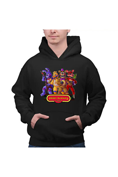 OEM Men's Hoodie Fnaf Party Five Nights at Freddy Horror Halloween