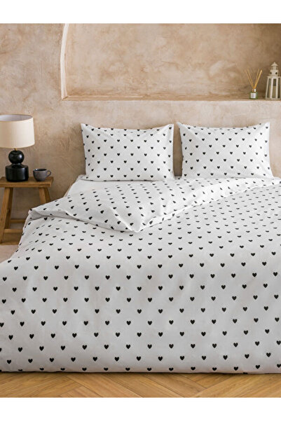 LC Waikiki Rmz Gi̇yi̇m Farkiyla Embroidered Double Duvet Cover Set