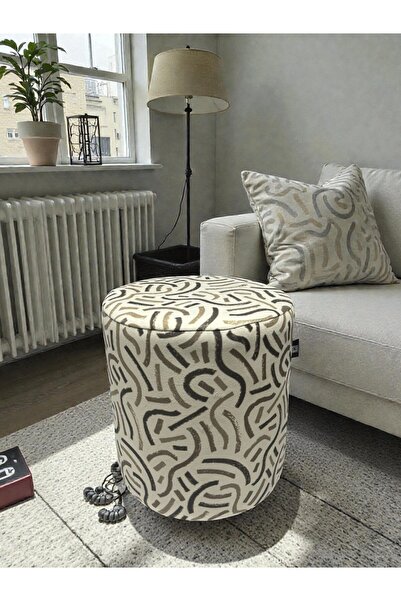 Framgan Festival Dekoratif Puff | Çok Amaçlı Oturma Pufu | Salon, Ofis ve Çal...