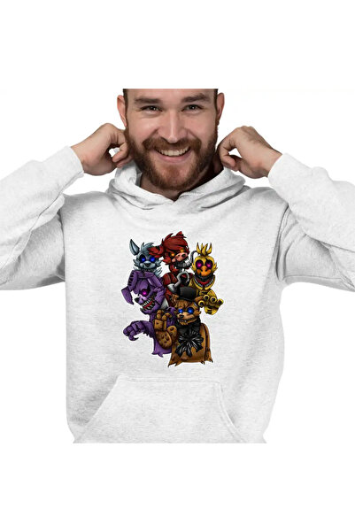 OEM Men's Hoodie Fnaf Horror Five Nights at Freddy Horror Halloween