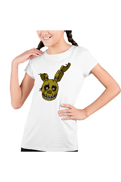 OEM Tricou Copii Fete Fnaf Spring Bonnie Five Nights at Freddy Horror Halloween
