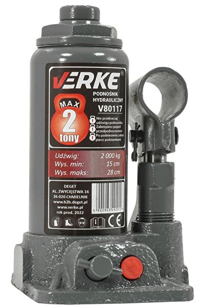 VERKE Hydraulic jack, cylinder type 2T, V80117,