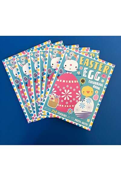 Make Believe Ideas Easter egg coloring book and stickers