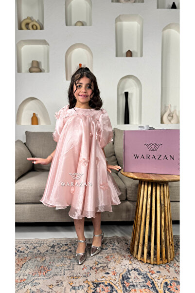 Warazan فستان انيق بقصة من الاكمام