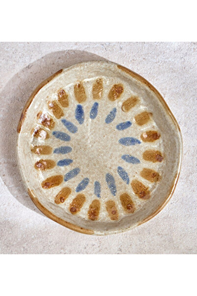 Generic طبق مقبلات من الخزف الحجري من أسول - 13 سم