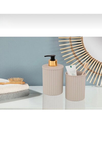 ALY DURU Σετ Nostalgia 2 τεμαχίων: Δοχείο υγρού σαπουνιού, θήκη οδοντόβουρτσα...