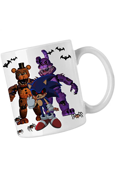 OEM Mug Fnaf Sonic Five Nights at Freddy Horror Halloween