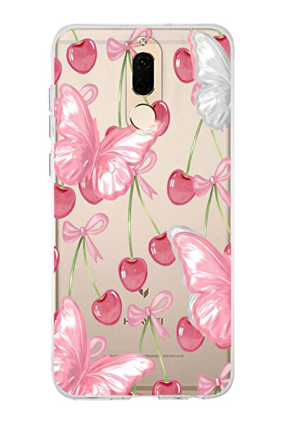 moonset Huawei Mate 10 Lite Uyumlu Baskılı Yumuşak Silikon Şeffaf Telefon Kılıfı