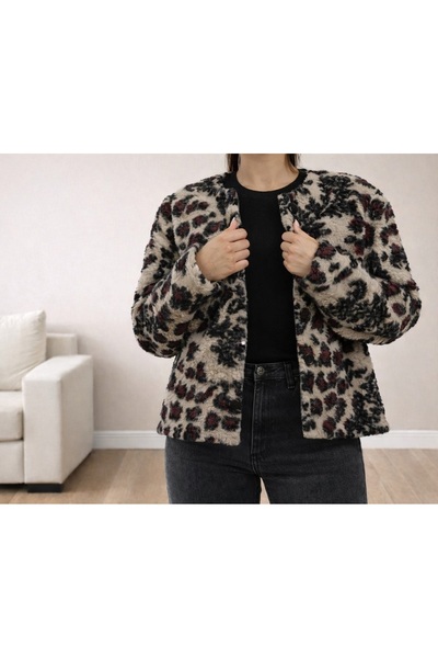 SERBA Black High Quality Wool Blend Fabric Women's Jacket