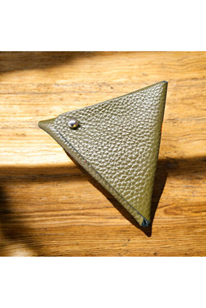 valentina victoria Genuine Leather Triangle-Shaped Coin Holder, Wired Headpho...