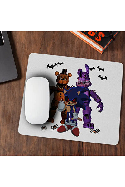 OEM Mousepad Fnaf Sonic Five Nights at Freddy Horror Halloween