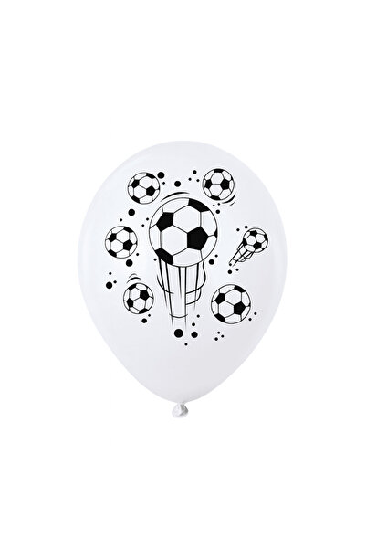 MP Mirific Party Set of 20 Latex Balloons with Football Print, 30 cm