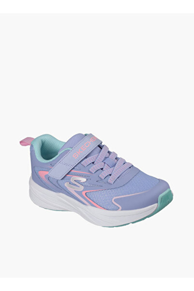 SKECHERS Girls MICROSPEC TREAD Hook & Loop Sneakers - 303882L-PWMT-CP