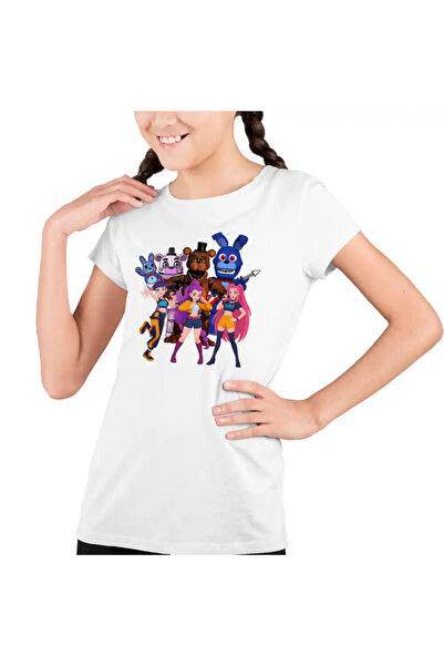 OEM Tricou Copii Fete Fnaf Huntrix K-pop Demon Hunters Five Nights at Freddy ...