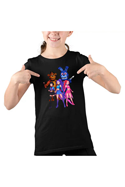 OEM Tricou Copii Fete Fnaf Huntrix Kpop Five Nights at Freddy Horror Halloween