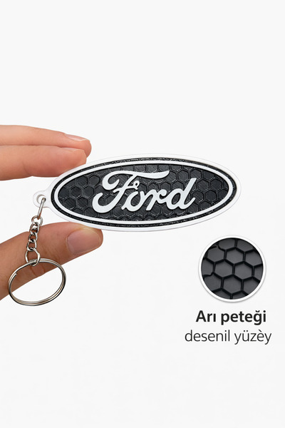 3DWorldX Ford Logo Oto Anahatarlık