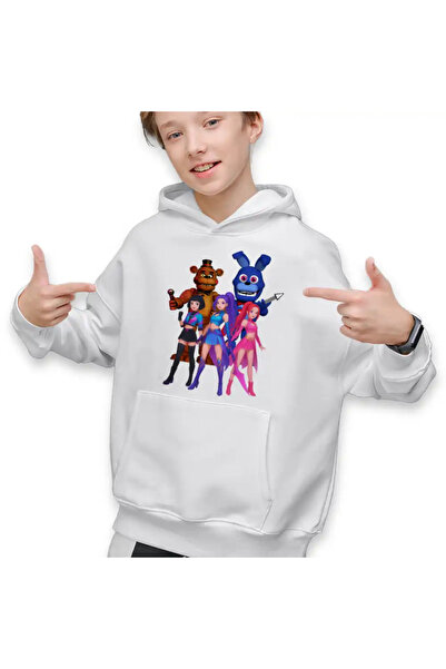 OEM Hanorac Copii Baieti Fnaf Huntrix Kpop Five Nights at Freddy Horror Hallo...