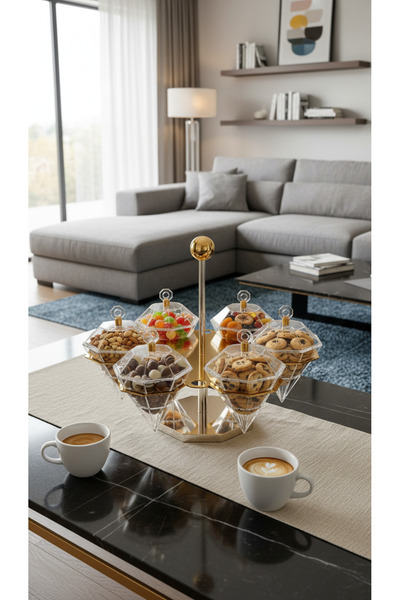 Generic A luxurious, royal-style candy and nut holder