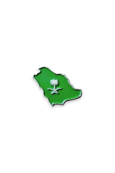 no markte Saudi Map Sticker with Logo - Small Size Phone Sticker