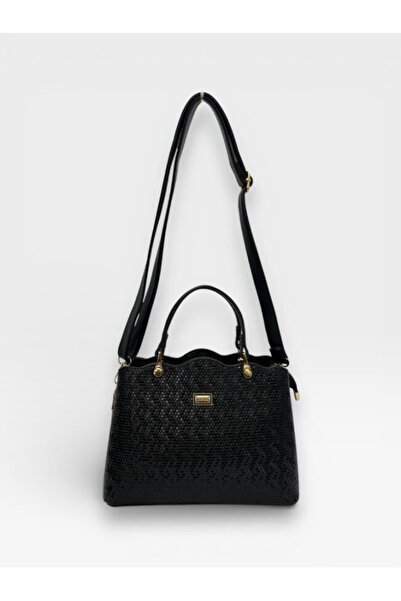 Sanmorris 1440 Geantă elegantă de mână și de umăr pentru femei, cu 2 comparti...