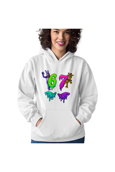OEM Hoodie Women Fnaf Six Seven Five Nights at Freddy Horror Halloween