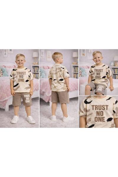 Milanlı Kids Boy's Cotton Summer Set (Top and Bottom)