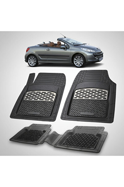 TEAMCAR Πατάκια αυτοκινήτου τύπου δίσκου συμβατά με Peugeot 207 CC (2006-2009...