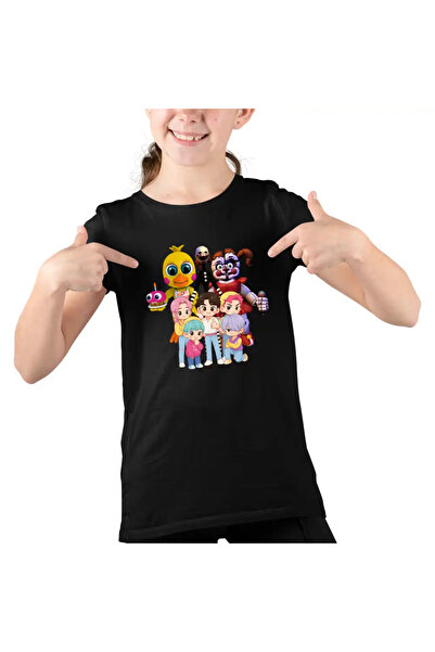 OEM Tricou Copii Fete Fnaf Saja Boys Kpop Demon Hunters Chibi Five Nights at ...