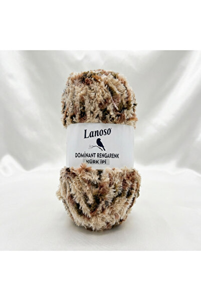Lanoso Dominant Renkli Kürk İpi