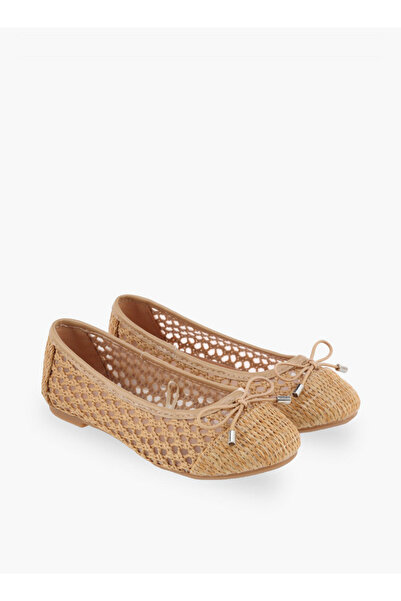 Flora Bella by Shoexpress Girls Bow Embellished Ballerina Shoes