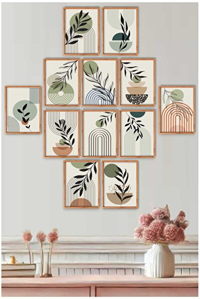 UNT Minimal Botanical Wall Painting Set of 12 |   Nordic & Modern Home Decor
