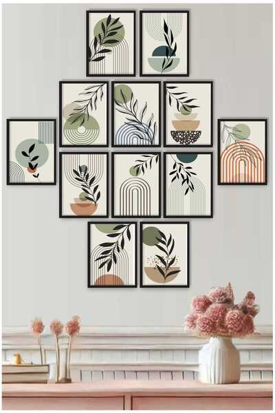 UNT Minimal Botanical Wall Painting Set of 12 |   Nordic & Modern Home Decor