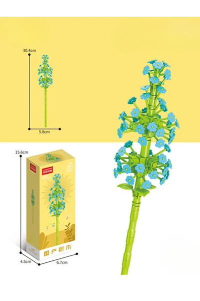 Tilda BSC. & Home Florist Blocks Bitki Serisi Yapı Oyuncak Yapı Blokları Çiçe...