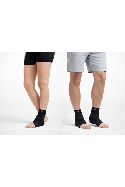 wicromed Neoprene with Plastic Support and Cross-Band Ankle Brace, Standard One Size