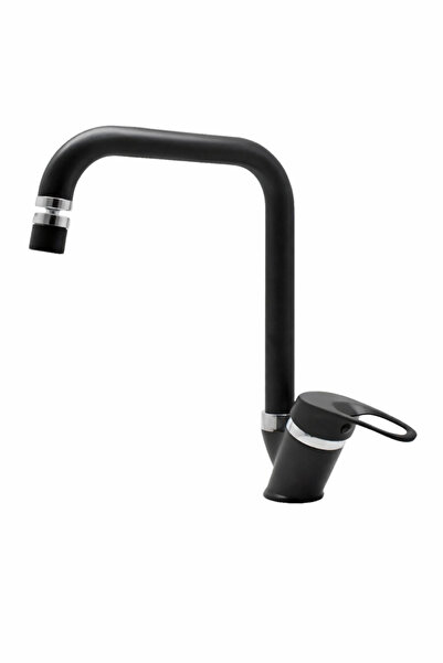 RocciArmatur Black Chrome Kitchen Sink Faucet