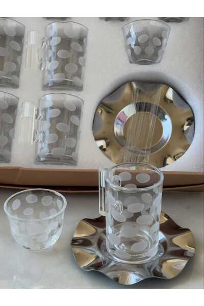 Eslim 18-Piece Paşabahçe Model Mira Tea Set