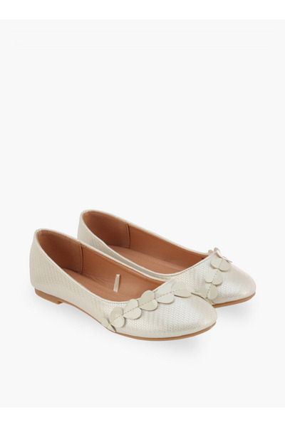 Flora Bella by Shoexpress Girls Applique Detail Ballerina Shoes